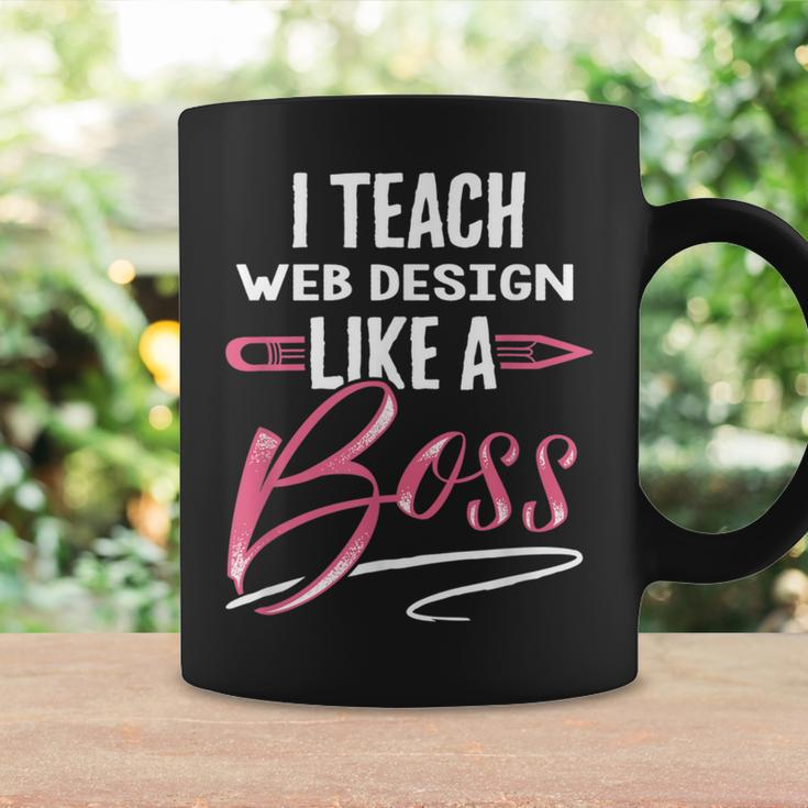 I Teach Web Like A Boss Teacher For Women Coffee Mug Gifts ideas