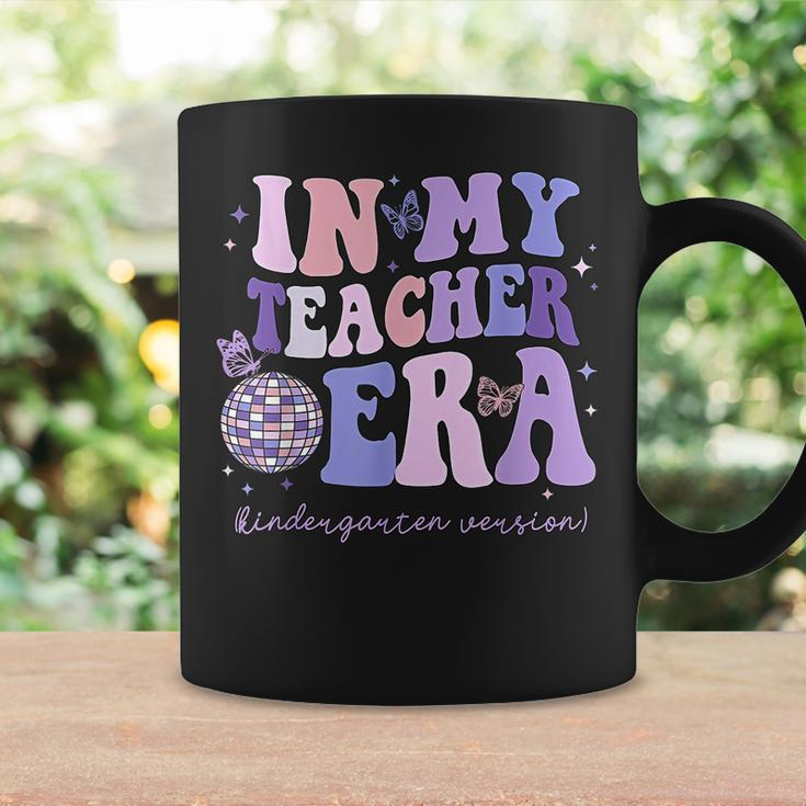 In My Teacher Era Kindergarten Version Back To School Groovy Coffee Mug Gifts ideas