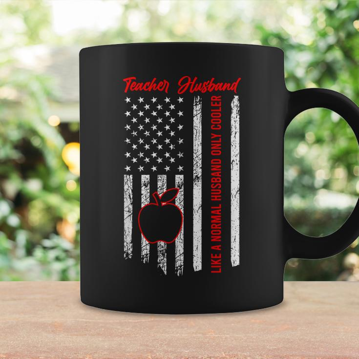 Teacher Husband American Flag Husband Of A Teacher Gift For Mens Gift For Women Coffee Mug Gifts ideas