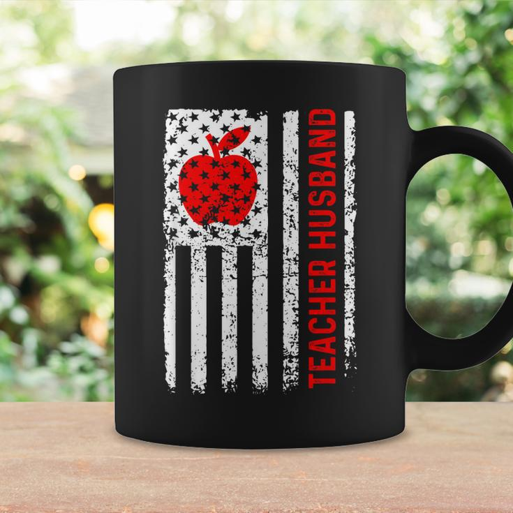 Teacher Husband Us Flag Husband Of A Teacher Gift For Mens Gift For Women Coffee Mug Gifts ideas