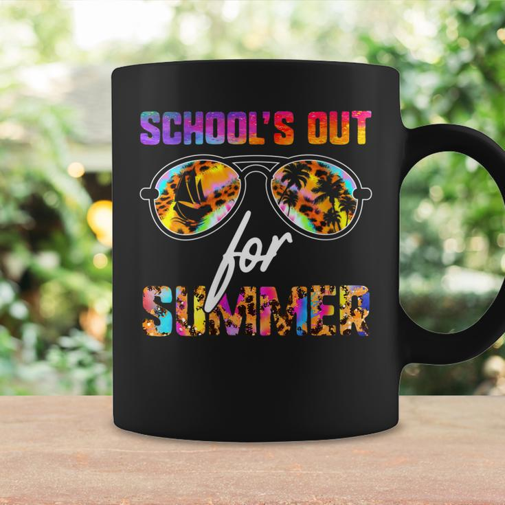 Teacher Vacation Leopard Tie Dye Schools Out For Summer Coffee Mug Gifts ideas