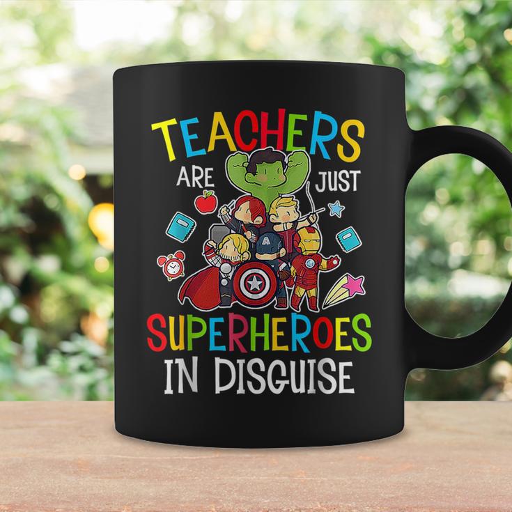 Teachers Are Superheroes Funny Back To School Teacher Coffee Mug | Mazezy