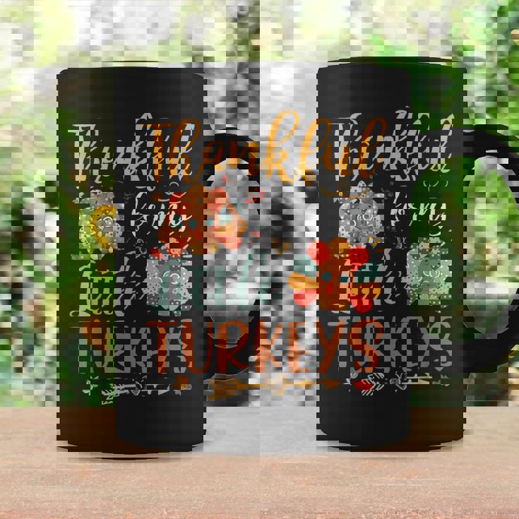 Teachers Thanksgiving Fall Thankful For My Little Turkey Coffee Mug Gifts ideas