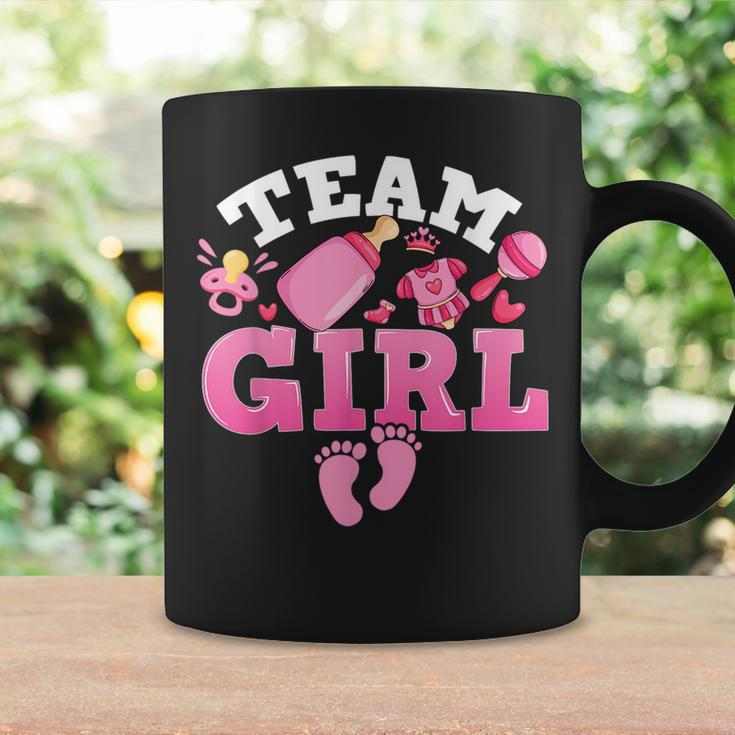 Team Girl Funny Gender Reveal Party Idea For Dad Mom Family Coffee Mug Gifts ideas