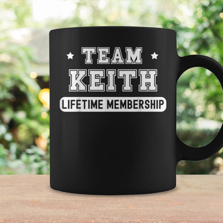 Team Keith Lifetime Membership Funny Family Last Name Coffee Mug Gifts ideas