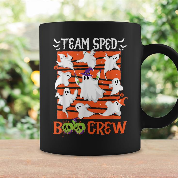 Team Sped Boo Crew Special Educator Spooky Ghost Iep Teacher Coffee Mug Gifts ideas