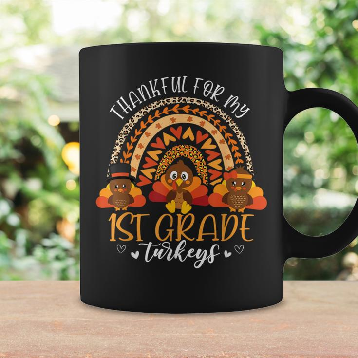 Thankful For My 1St Grade Turkeys Thanksgiving Teacher Coffee Mug Gifts ideas