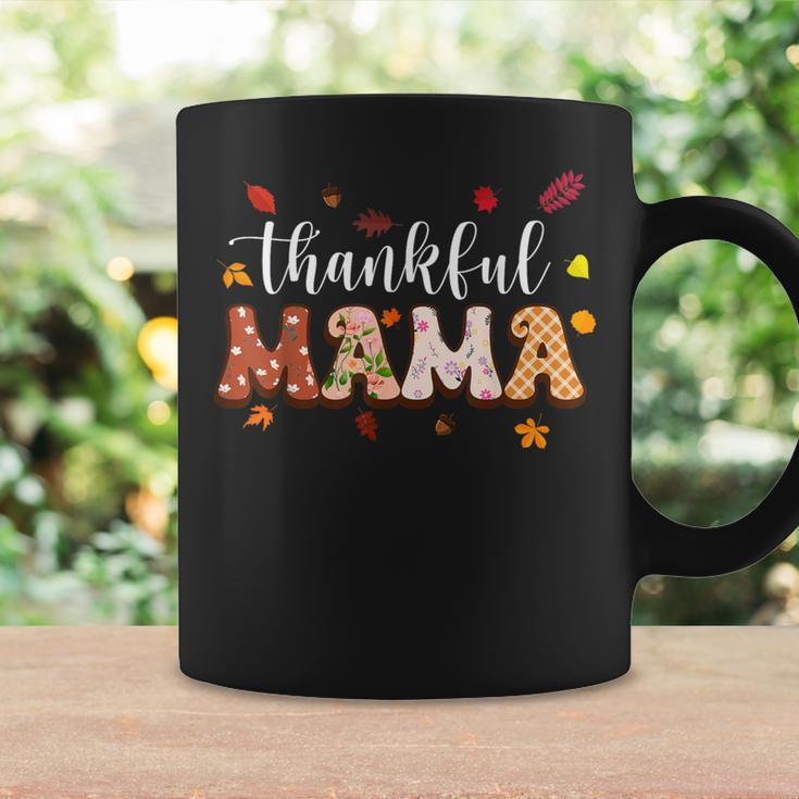 Thankful Mama Fall Autumn Thanksgiving Mom Grandma Coffee Mug Gifts ideas