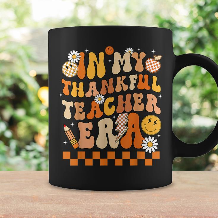 In My Thankful Teacher Era Autumn Retro Teacher's Day Coffee Mug Gifts ideas