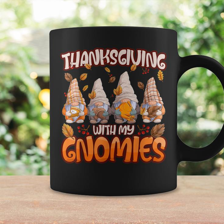 Thanksgiving With My Gnomies Fall Autumn Vibes Coffee Mug Gifts ideas