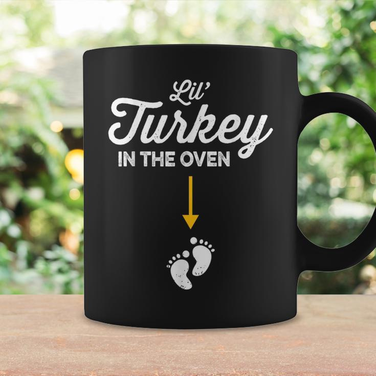 Thanksgiving Pregnancy New Mom Lil Turkey In The Oven Coffee Mug Gifts ideas