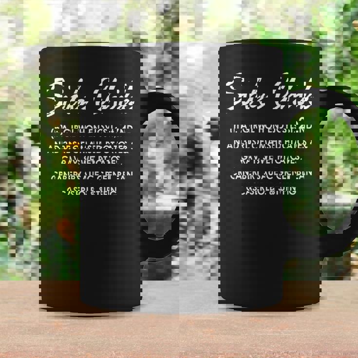 Thanksgiving Side Chick Funny Thanksgiving Coffee Mug Gifts ideas