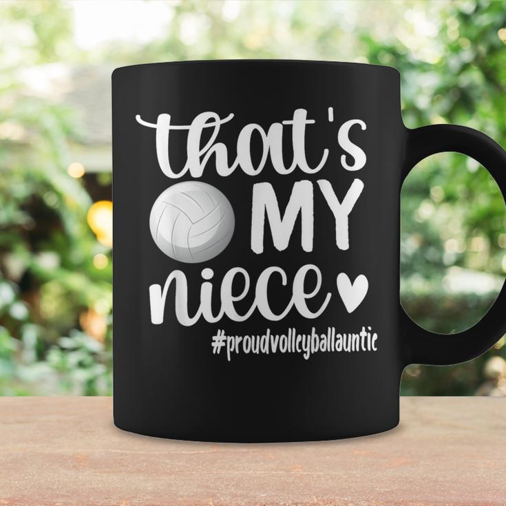That's My Niece Proud Volleyball Auntie Volleyball Aunt Coffee Mug Gifts ideas