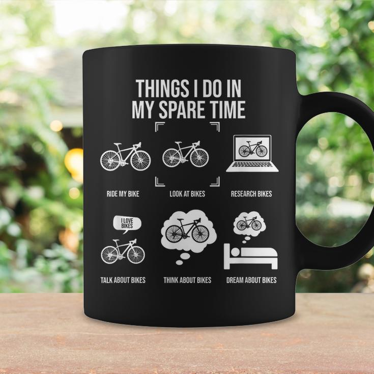 Things I Do In My Spare Time Bicycle Cycling Lover Cycling Funny Gifts Coffee Mug Gifts ideas