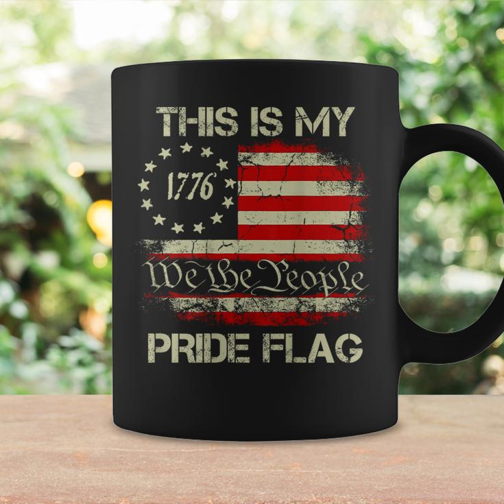 This Is My Pride Flag 4Th Of July Patriotic Usa Flag On Back Coffee Mug Gifts ideas
