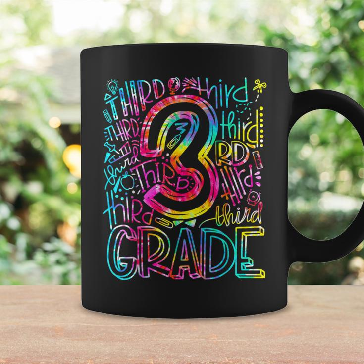 Tie Dye 3Rd Grade Typography Team Third Grade Teacher Coffee Mug Gifts ideas