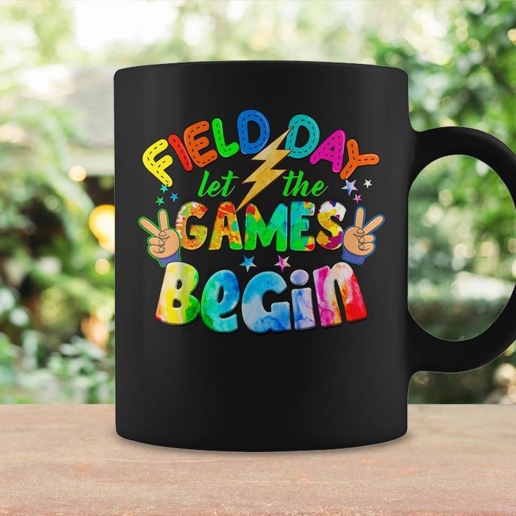 Tie Dye Funny Let The Games Begin Retro Field Day 2023 Coffee Mug Gifts ideas