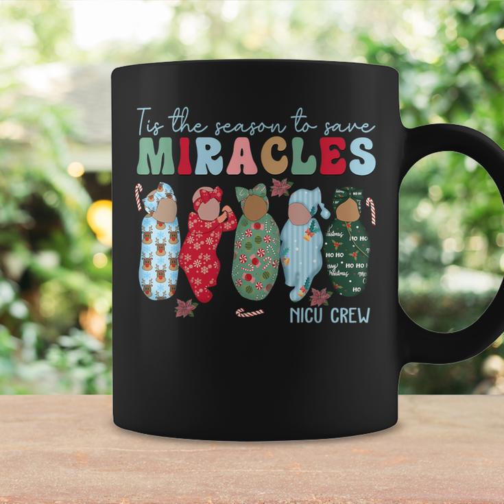 Tis The Season To Save Miracles Nicu Crew Nurse Christmas Coffee Mug Gifts ideas