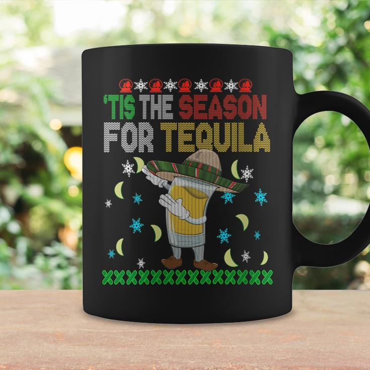 Tis The Season For Tequila Dabbing Ugly Christmas Alcohol Coffee Mug Gifts ideas