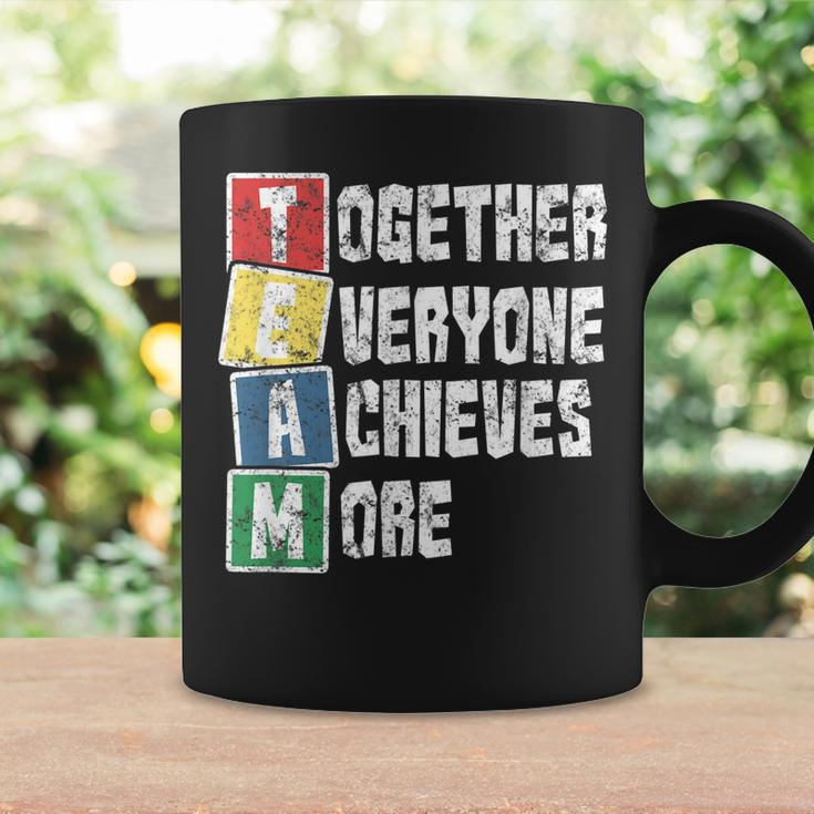 Together Everyone Achieves More Team Distressed  Coffee Mug Gifts ideas