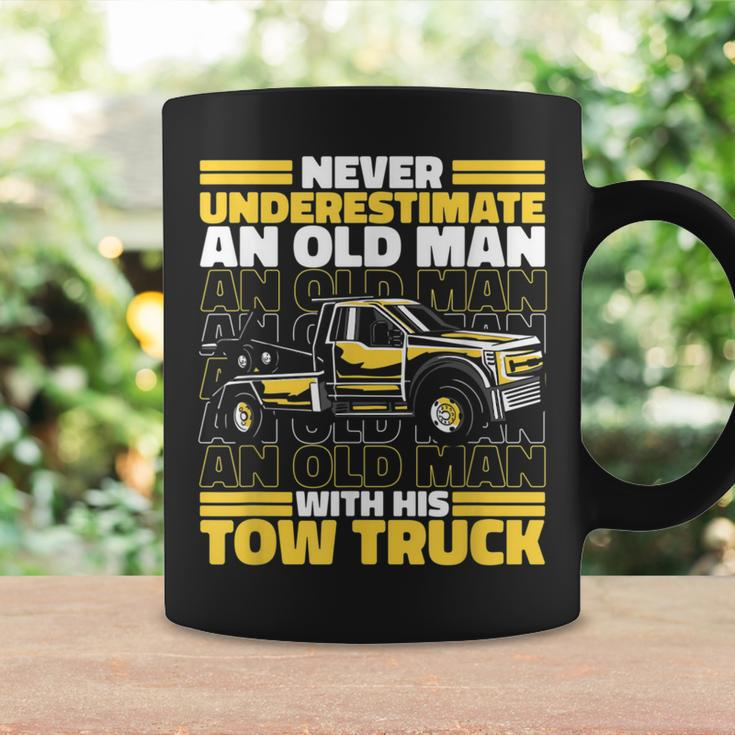 Tow Truck Never Underestimate An Old Man With His Tow Truck Coffee Mug Gifts ideas