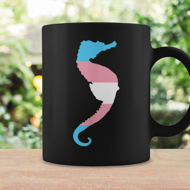 Transgender Flag Trans Pride Ftm Mtf Seahorse Lover Coffee Mug Gifts ideas