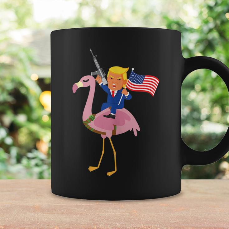 Trump Flamingo Gun Merica 2020 Election Maga Republican Coffee Mug Gifts ideas