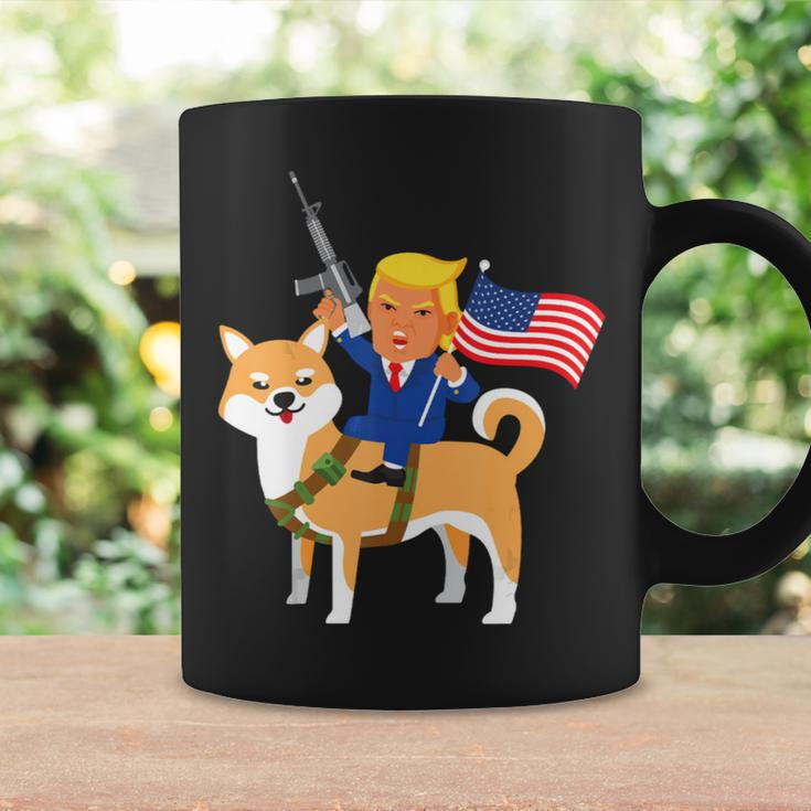 Trump Shiba Inu Gun Merica 2020 Election Coffee Mug Gifts ideas