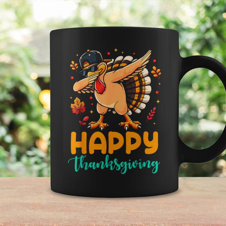 Turkey Dabbing Happy Thanksgiving Day Pilgrim Boys Men Coffee Mug Gifts ideas