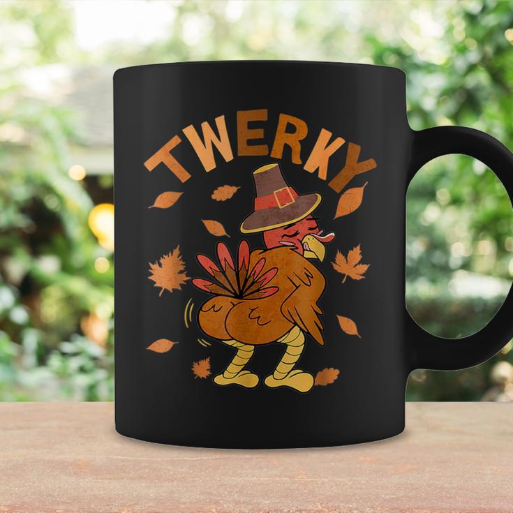 Twerky Thanksgiving Turkey Butt Twerk Dance Pun 2023 Coffee Mug Gifts ideas