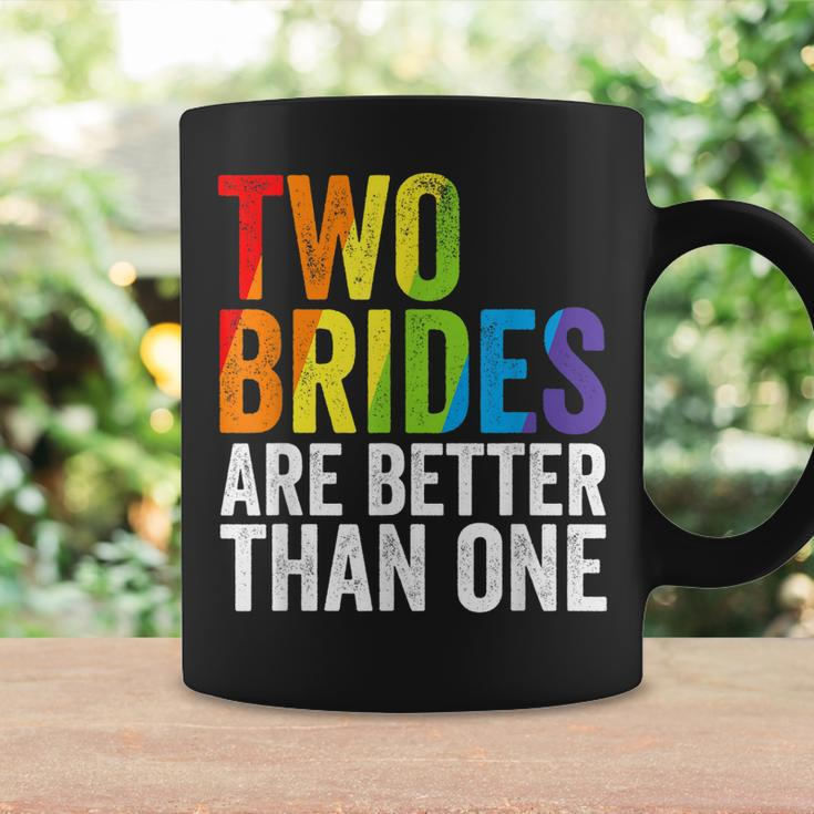 Two Brides Are Better Than One Lesbian Bride Gay Pride Lgbt Coffee Mug Gifts ideas