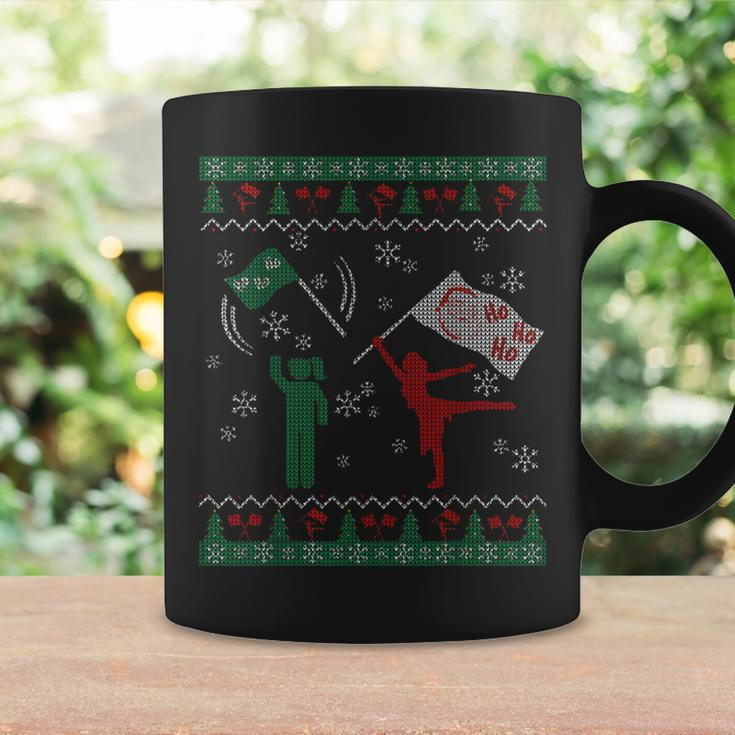 Ugly Christmas Sweater Color Guard Winter Guard Coffee Mug Gifts ideas