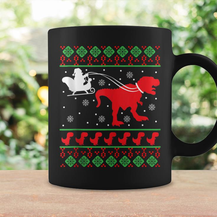 Ugly Christmas Sweater Dinosaur Coffee Mug Gifts ideas
