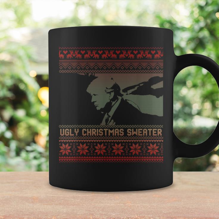 Ugly Christmas Sweater Trump Coffee Mug Gifts ideas