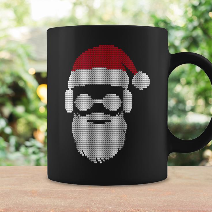 Ugly Christmas Xmas Sweater Cool Hipster Santa Claus Present Coffee Mug Gifts ideas