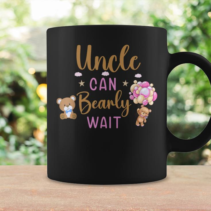 Uncle Can Bearly Wait Gender Neutral Girl Baby Shower Coffee Mug Gifts ideas