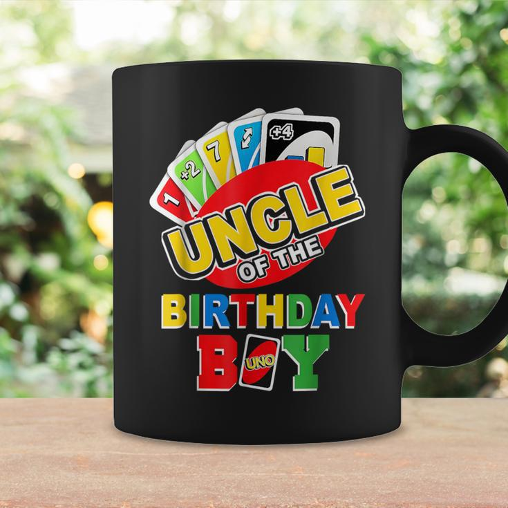 Uncle Of The Birthday Boy Uno Dad Papa Father 1St Bday Coffee Mug Gifts ideas