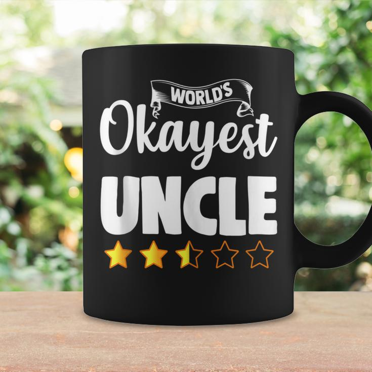 Uncle Funny Worlds Okayest Uncle Coffee Mug Gifts ideas