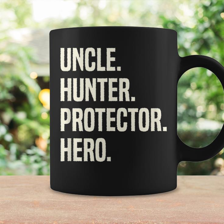 Uncle Hunter Protector Hero Uncle Profession Superhero Coffee Mug Gifts ideas