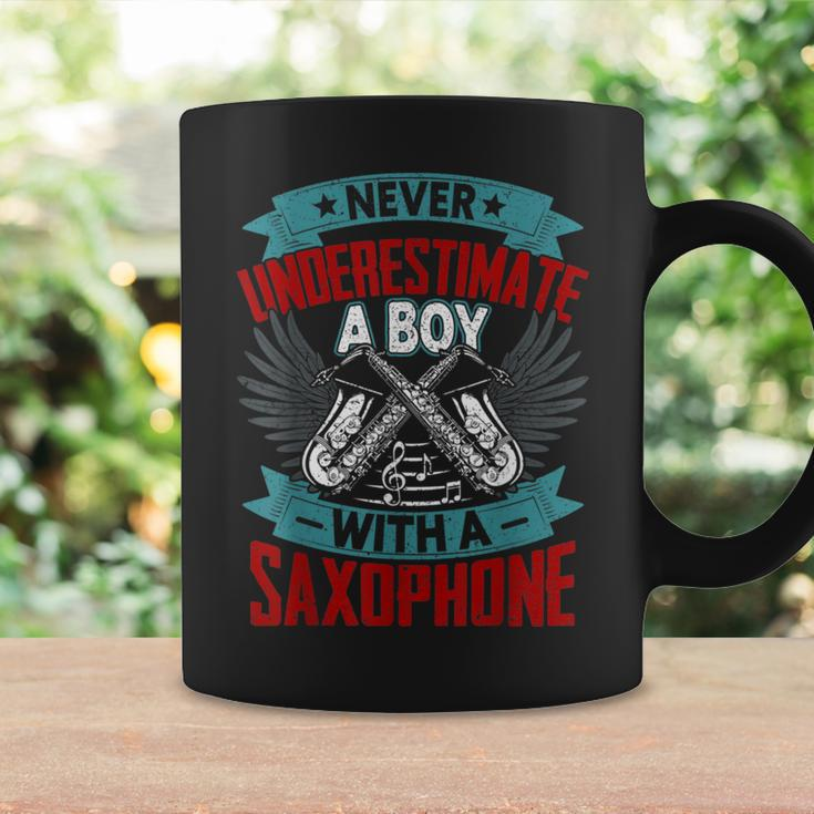 Never Underestimate A Boy With A Saxophone Coffee Mug Gifts ideas