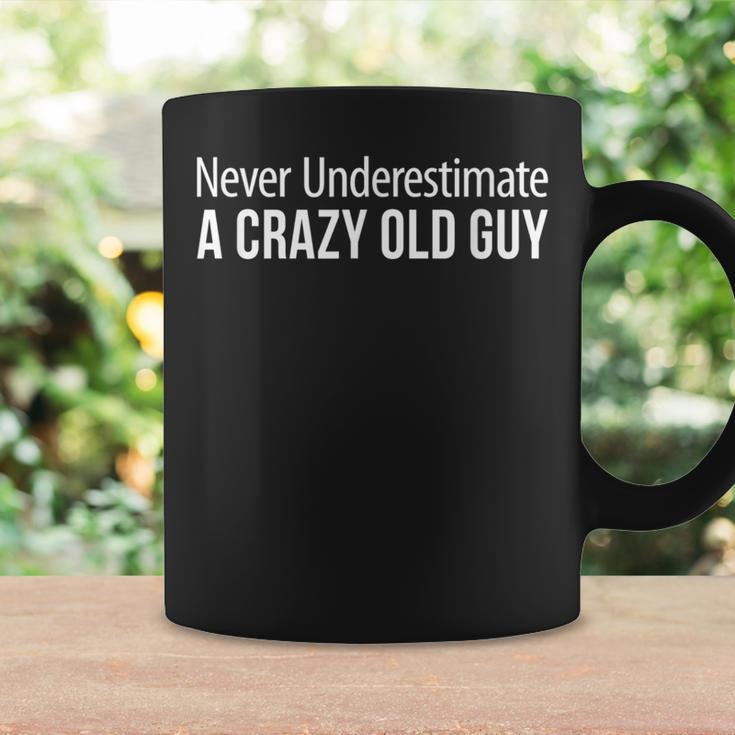 Never Underestimate A Crazy Old Guy Coffee Mug Gifts ideas