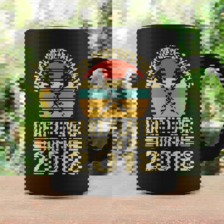Never Underestimate Dart Player Born In 2018 Dart Darts Coffee Mug Gifts ideas