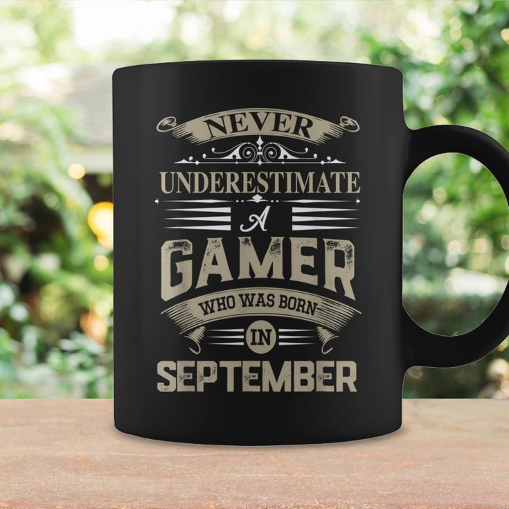 Never Underestimate A Gamer Who Was Born In September Coffee Mug Gifts ideas