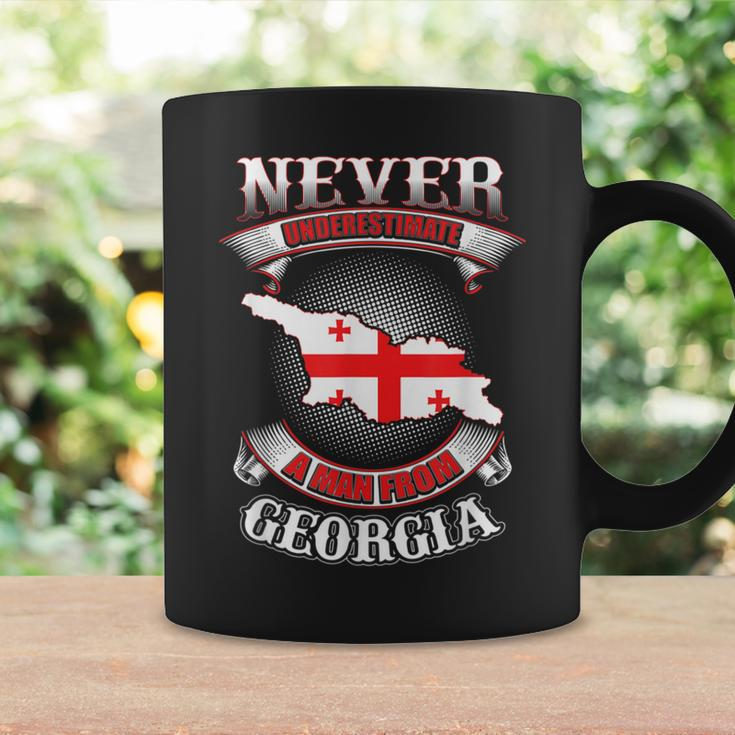 Never Underestimate Georgia Georgia Country Map Coffee Mug Gifts ideas