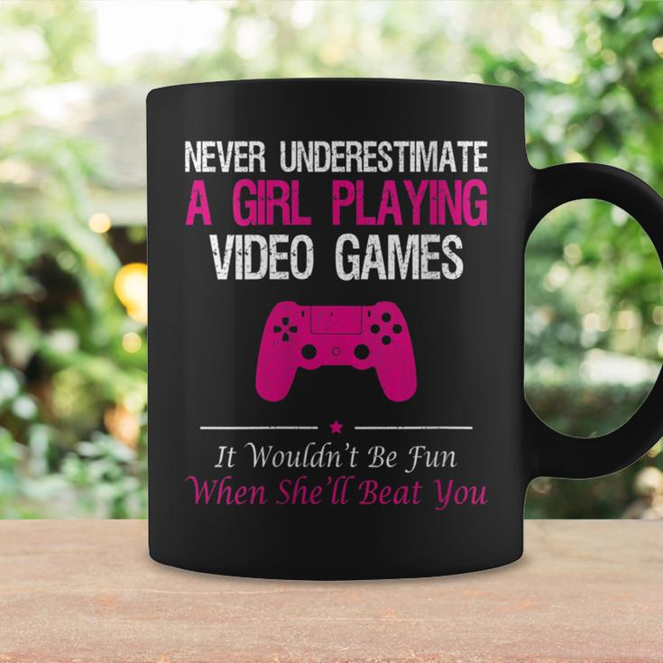 Never Underestimate A Girl Playing Video Games Coffee Mug Gifts ideas