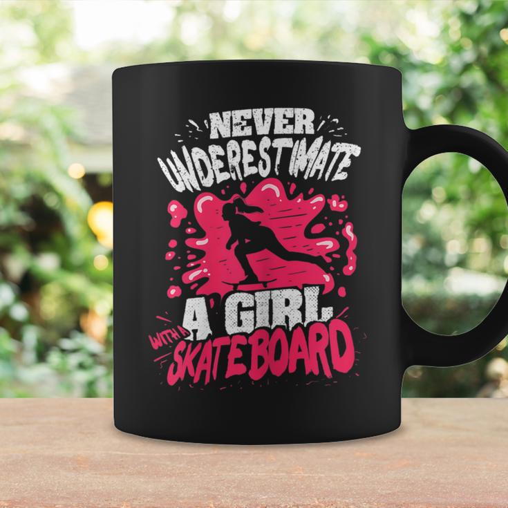 Never Underestimate A Girl With A Skateboard Coffee Mug Gifts ideas
