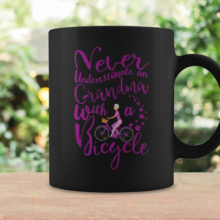 Never Underestimate A Grandma With A Bicycle CoolCoffee Mug Gifts ideas