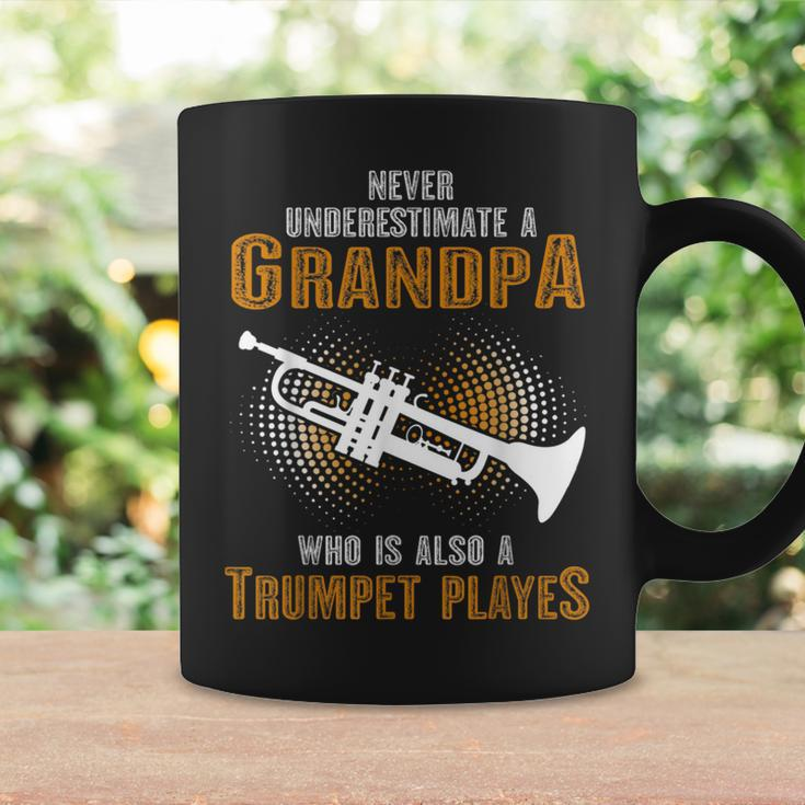 Never Underestimate Grandpa Who Is Also A Trumpet Player Coffee Mug Gifts ideas