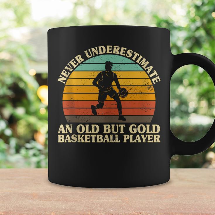 Never Underestimate An Old Basketball Player Bball Coffee Mug Gifts ideas