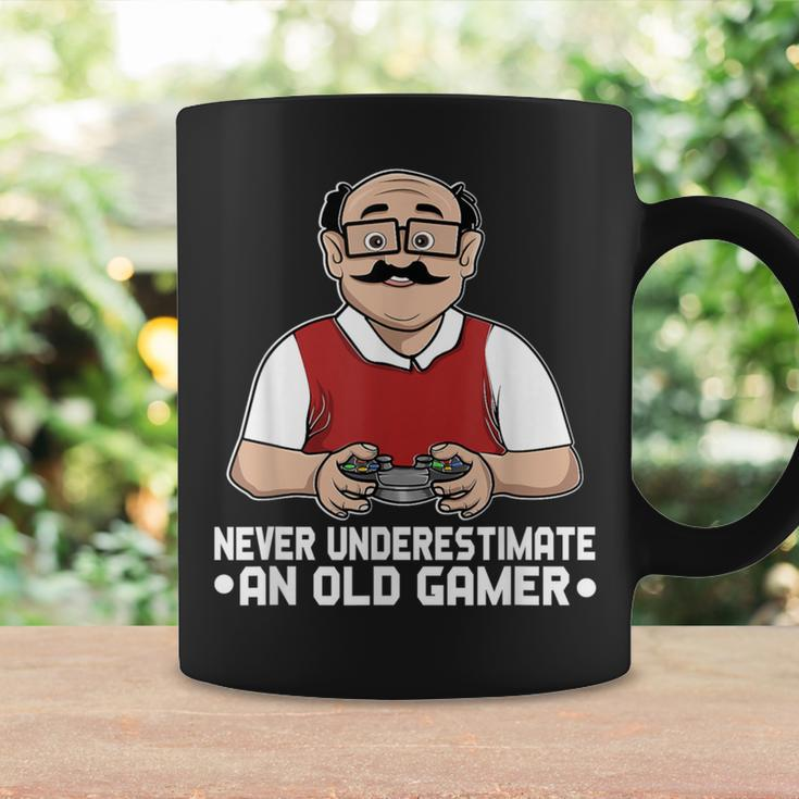 Never Underestimate An Old Gamer Controller Video Gaming Coffee Mug Gifts ideas
